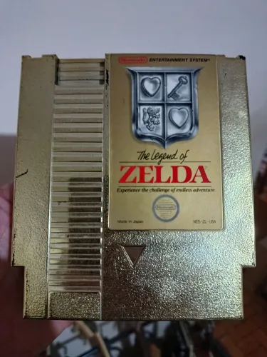 The Legend of Zelda - NES - Cartucho Dourado- Tudo original