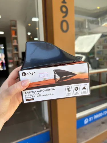 Antena Automotiva Shark. Tubarão 