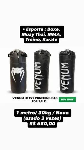 Saco para lutas - Esporte : Boxe, Muay Thai, MMA, Treino, Karate