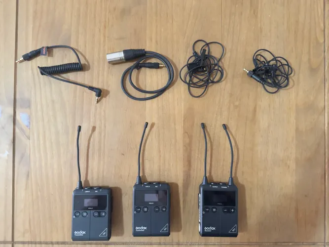 Kit microfone sem fio Godox 
