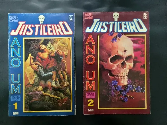 HQ Justiceiro - Ano um N° 1 e Nº 2