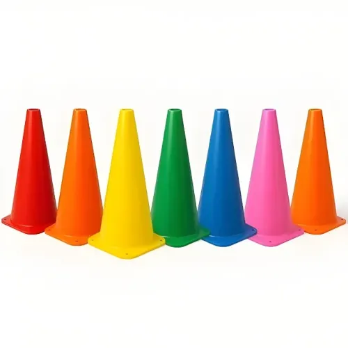 Kit 10 Cones Futebol Futsal Funcional Cor Sortido Treino Variadas