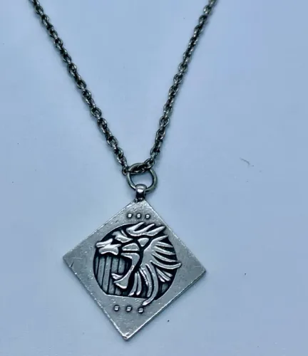 Colar Corrente prata 925 Vintage Retro com pingente original