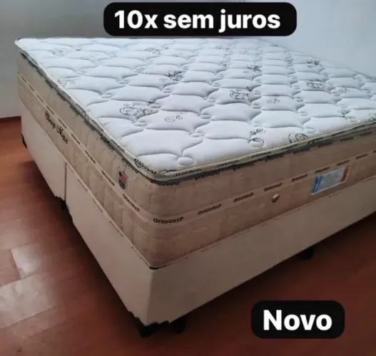 Cama box super king (colchão e base) 