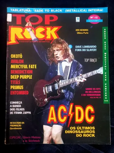 Revista Top Rock n.15 anos 90