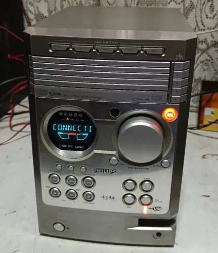 Micro System Philips Mcm-530/19 Funciona Tudo Porem Cd Não abre a gaveta