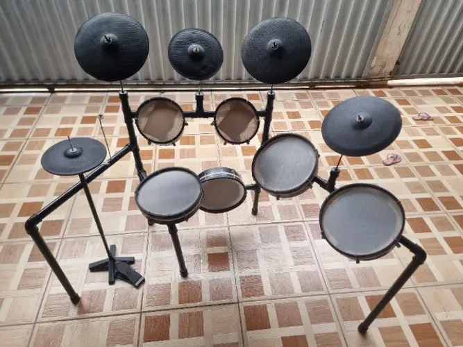 Bateria praticável caseira