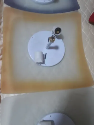 3 Luminárias de teto