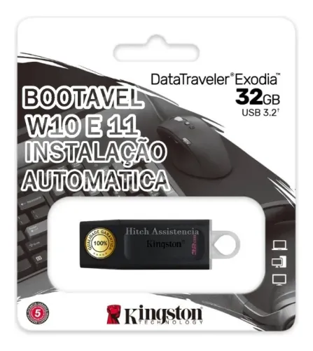  Pen Drive Bootavel Automatico W10 e 11