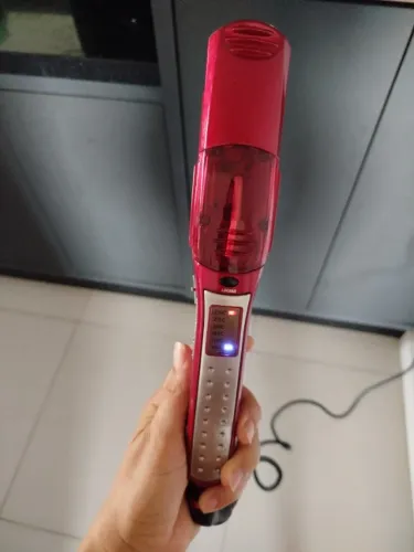 Prancha de turmalina a vapor