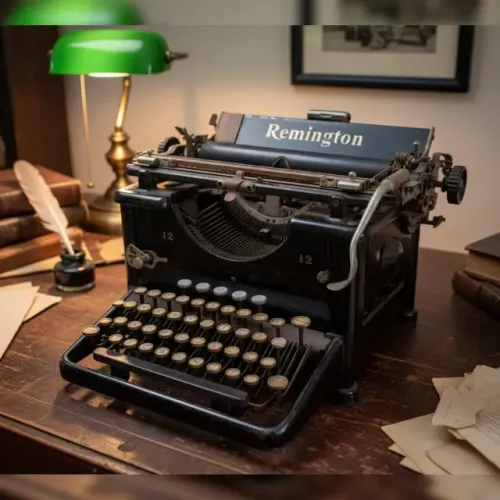 Máquina de Escrever Antiga: Remington 12