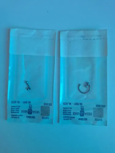 Piercings em Aço inox