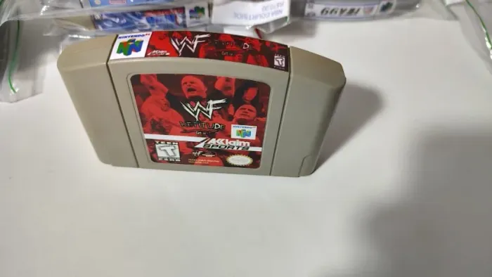 Jogo em Cartucho: WF Attitude Get It, para Nintendo 64