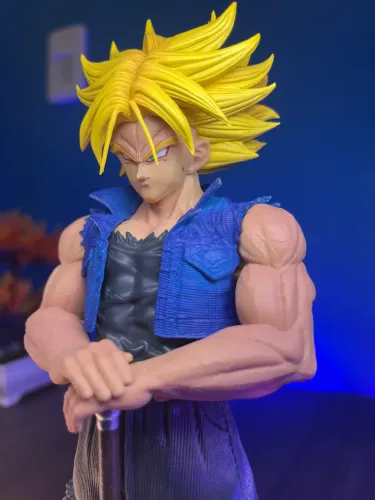 Boneco Trunks Dragon Ball - Action Figure Colecionável Anime