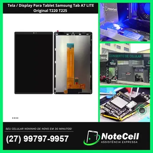 Tela / Display Para Tablet Samsung Tab A7 LITE Original T220 T225