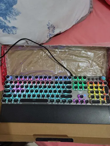 Teclado mecânico Teclas Redondas