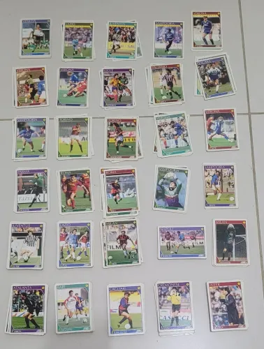 Cards Score futebol Italiano Calcio 1991/1992 - Lote com 5 cards por 30,00