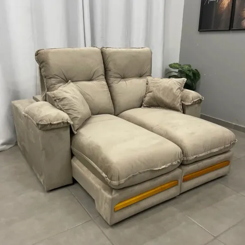 Sofá Retratil e Reclinável Líbano 180CM - ENTREGA HOJE !!!