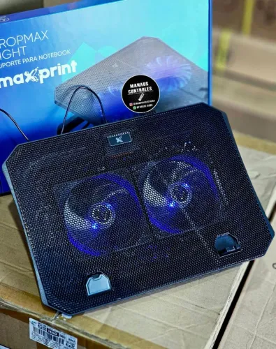 Suporte para notebook com 2 Fans Maxprint
