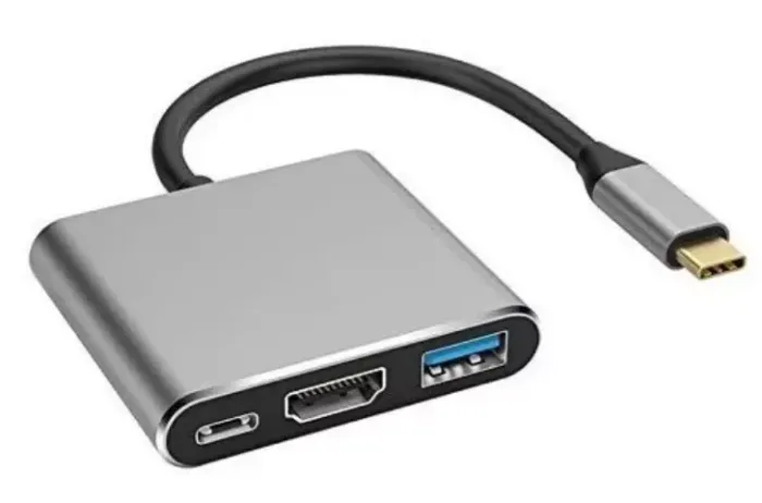 Adaptador Tipo-C 3 Em 1 Knup KP-AD118 Tipo-c/usb 3.0/hdmi