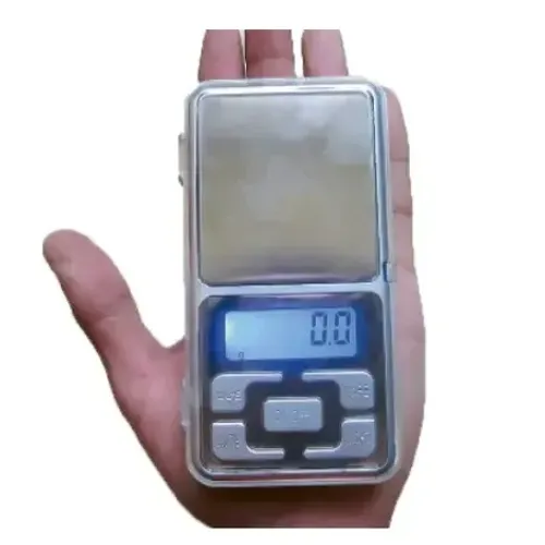 Mini balança digital de precisão de 0.1 a 500gr para joias ouro farmácia e outros FANG