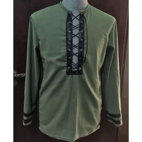 Camisa medieval verde