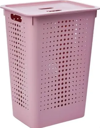 Cesto de Roupas Rosa Marca Ou