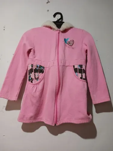 Blusa de frio infantil com capuz fakini 