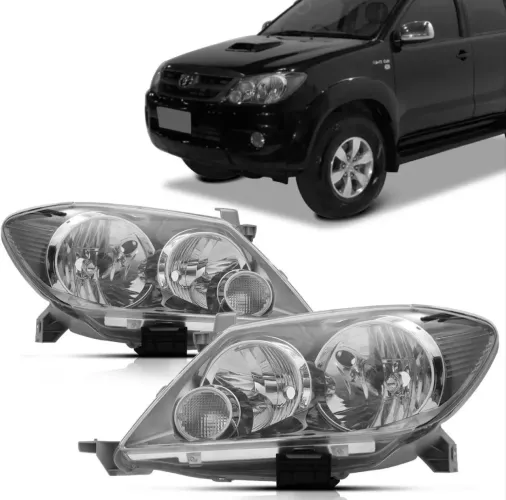Farol hilux sw4 original com nota fiscal direito ano 05 06 07 08
