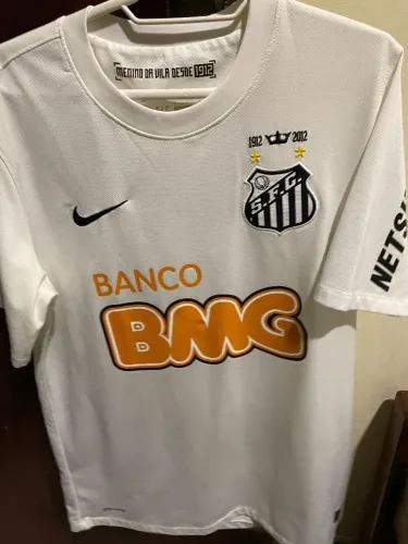 Camisa Santos 100 anos BMG