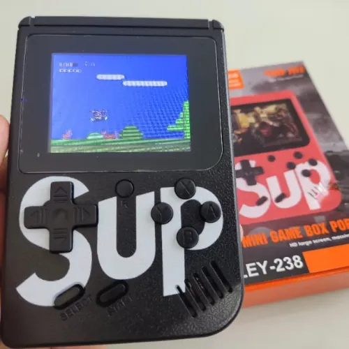 Mini Videogame 400 Jogos Preto