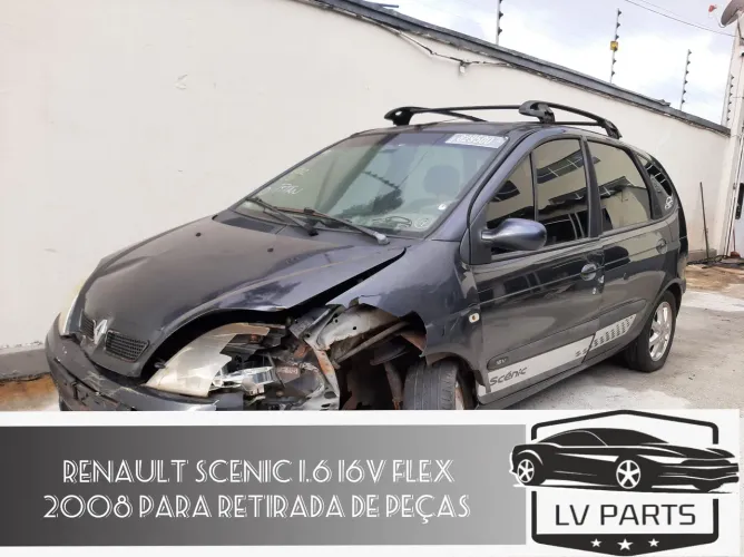 Renault Scenic 1.6 16V 2008 flex para retirada de peças 