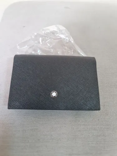 Carteira Montblanc Couro Preta