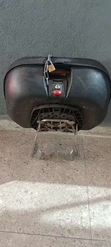 Baú para moto com suporte cb Twister 250 