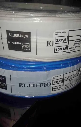 Cabos e Fios Elétricos 6,00mm - 100m