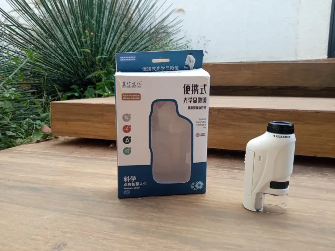 Microscópio Portátil para Crianças - Explore o Mundo!