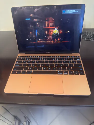 Mackbook 12 polegadas gold com caixa 