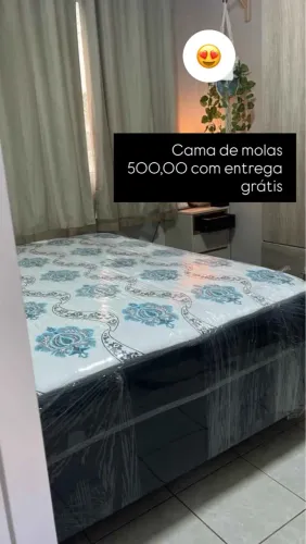 Cama de molas com entrega grátis PROMO DESCONTO 500