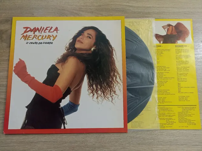 LP vinil Daniela Mercury, O canto da cidade (1993)