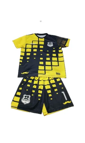 Kit Goleiro Futebol Camisa Short  Bigodes 