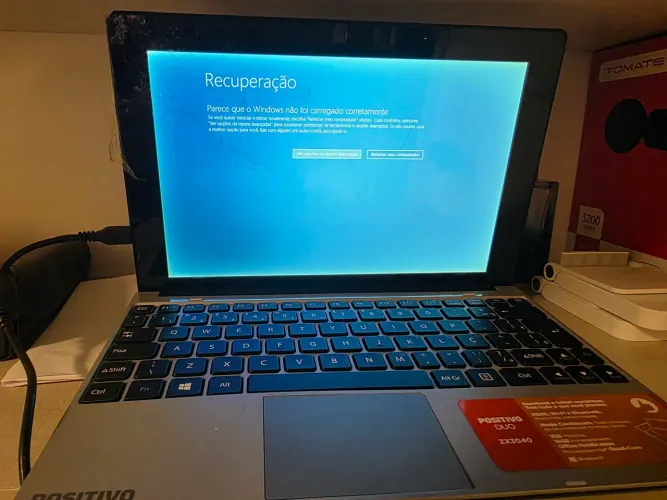 Notebook ZX3040 com Defeito!
