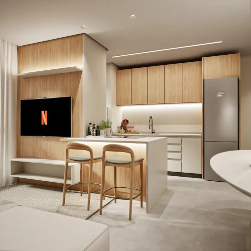 Apartamento à venda no Carmem Residence, na Pedra Branca, em Palhoça/SC.