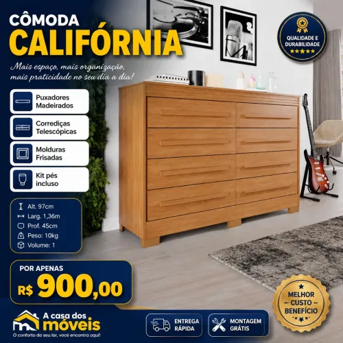 Cômoda Califórnia
