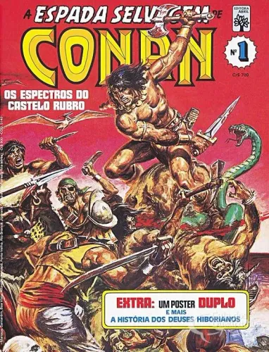Coleção COMPLETA A Espada Selvagem de Conan editora abril