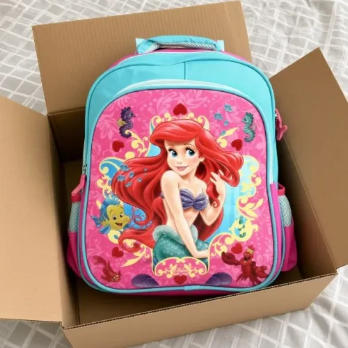 Mochila Infantil Ariel Pequena Sereia Nova