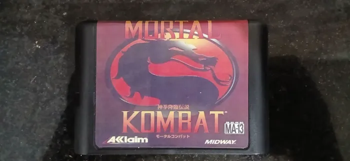 Mortal Kombat para Mega Drive Paralelo Novo