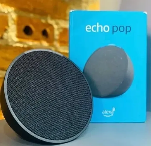 Echo Pop Alexa Amazon - Compacta, Potente e Inteligente pra sua Casa!