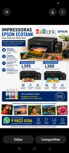 Impressora Epson Ecotank