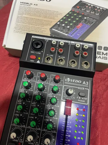 console de mixagem
