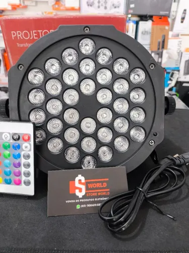 * Canhão de Led RGB Colorida - Pronta entrega. Loja Store World 